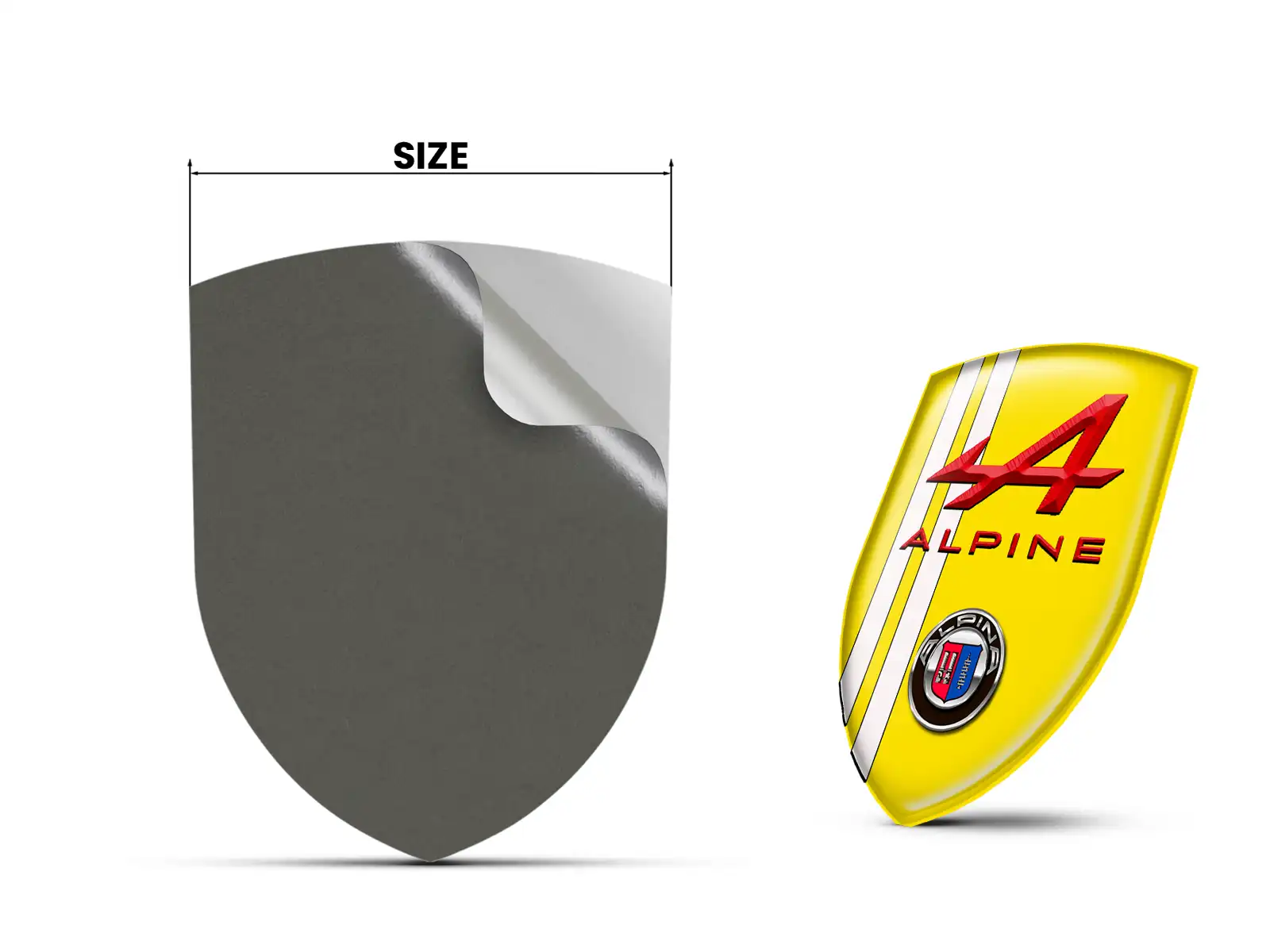 Alpina Heckscheibenaufkleber Racing Stern Exklusiv Auto